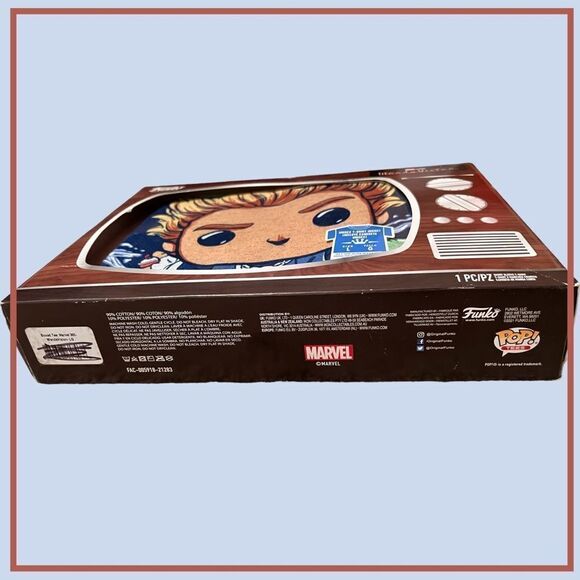 FUNKO Marvel Studios WandaVision “PIETRO” Lg Grey Pop T-shirt Collectors Box New - Picture 3 of 9